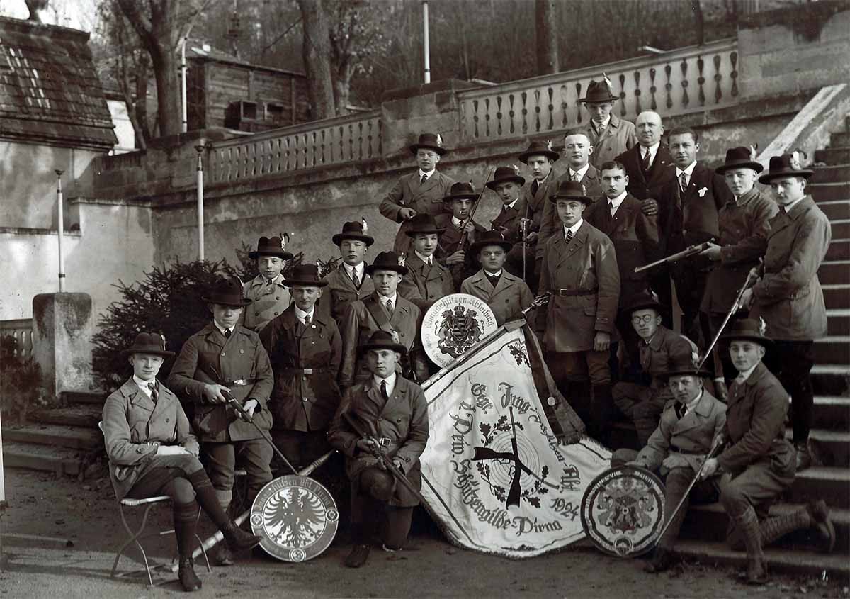 Pirnaer Schützengilde ca. 1924